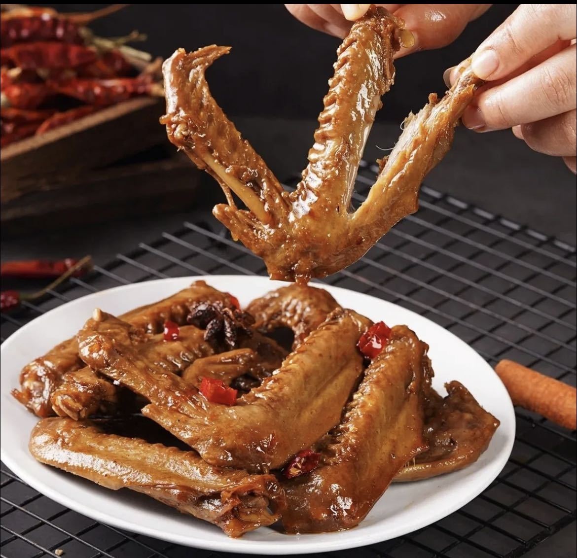 香辣鸭翅